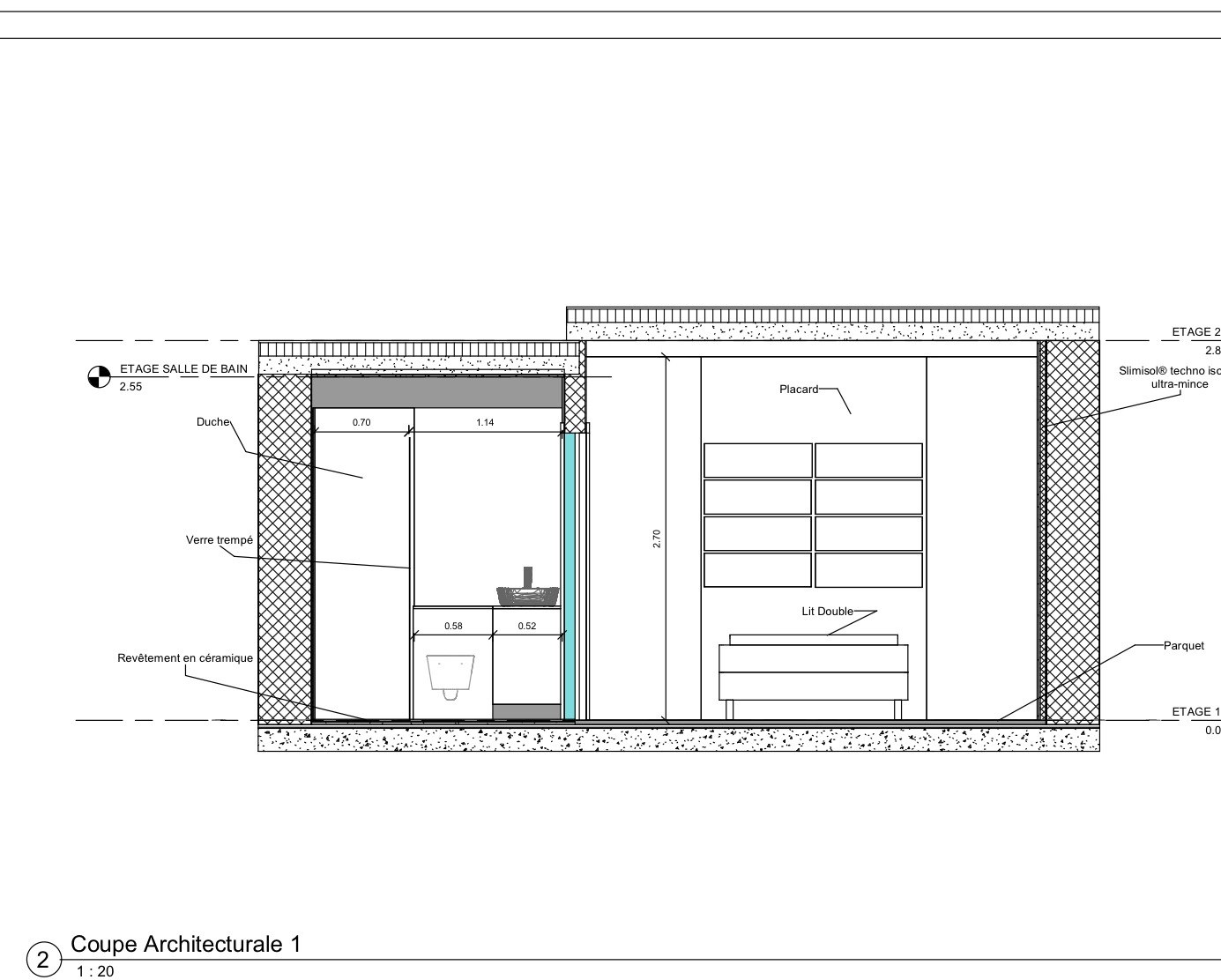 Studio Vanves interior section